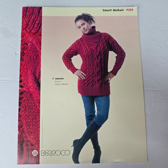 Berroco Smart Mohair #253 Knitting Pattern Book - Picture 5 of 9
